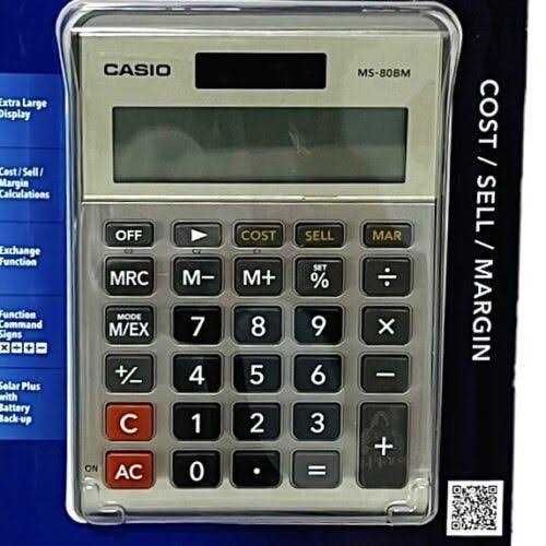 Casio Ms-80bm 8 Digit Desktop Calculator - Image 5
