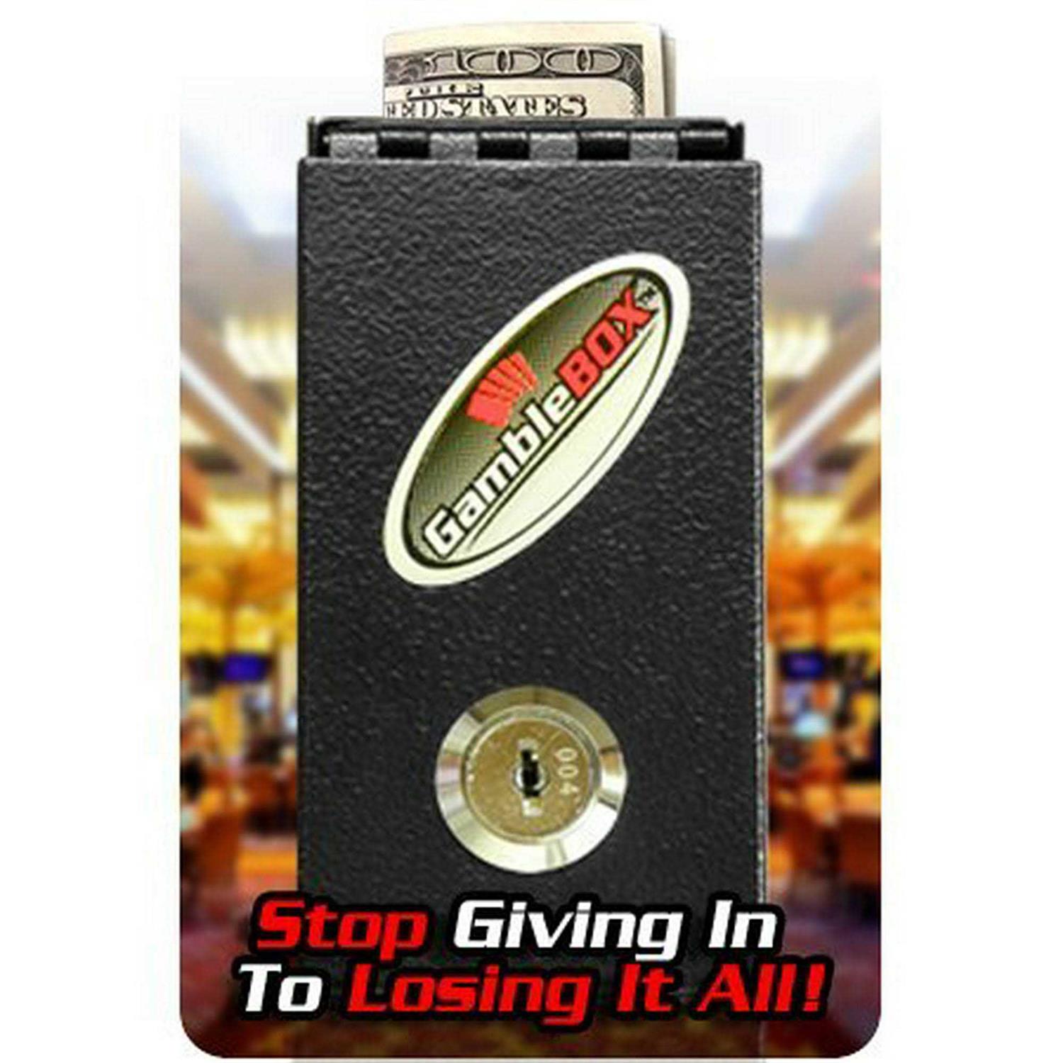 Gamblebox Gambling Personal Pocket Cash Drop Lock Box Safe Wallet With Red Velvet Carrying Bag - Image 4