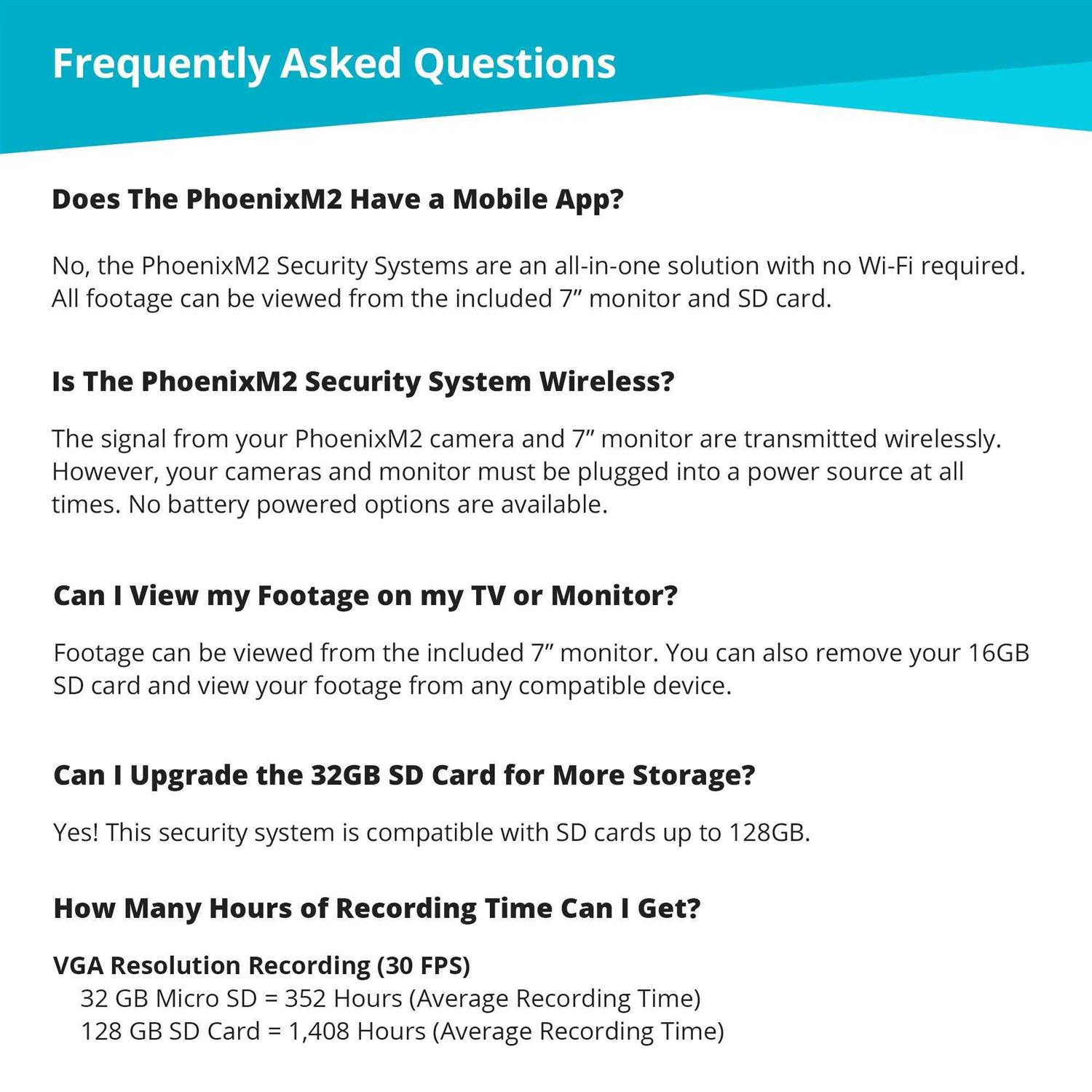 Defender PhoenixM2 Non Wi-Fi. Plug-in Power. Security Camera System with 7 Display Monitor - Image 4