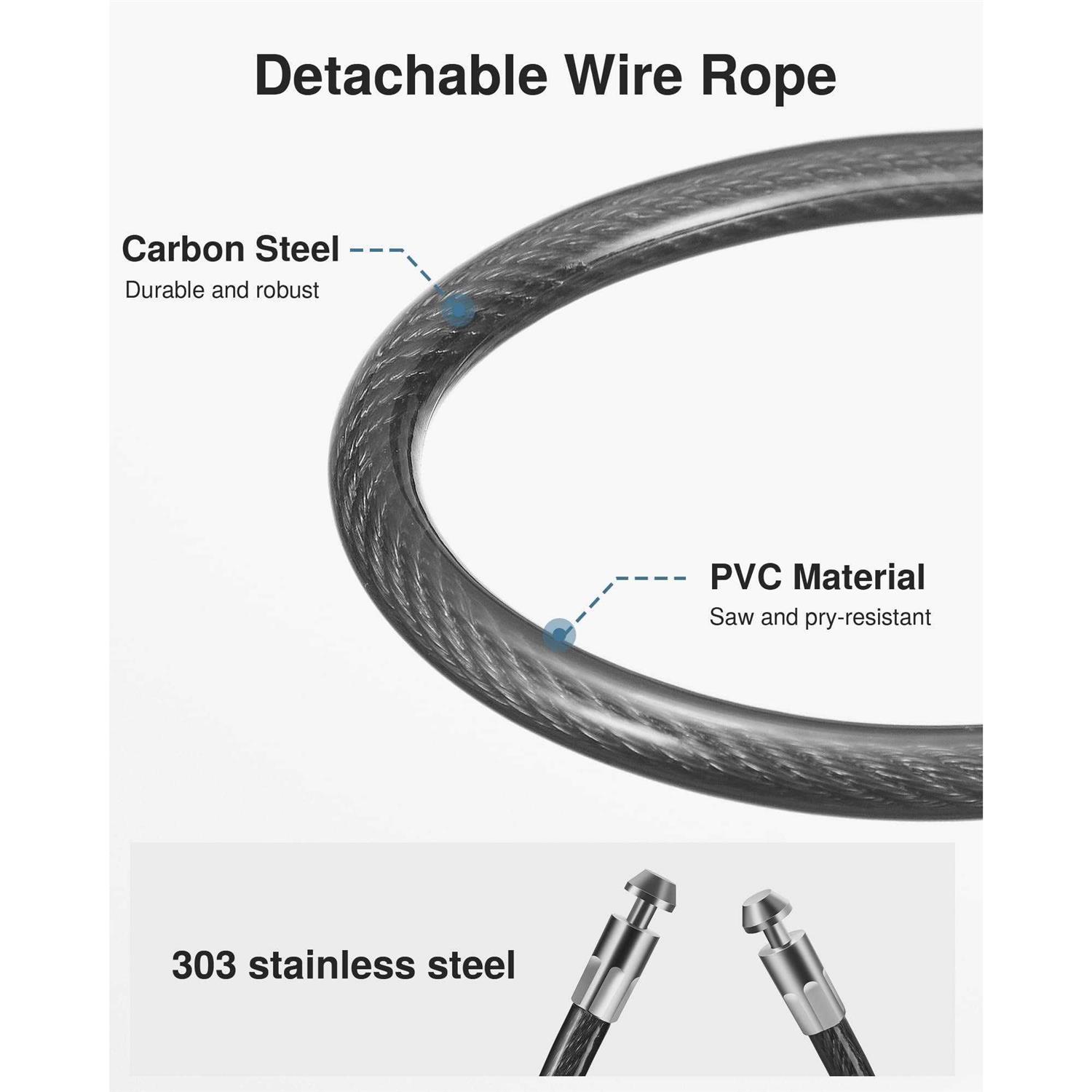 Puroma Portable Safe Box Travel Safe Box Large Capacity Security Lockbox with Combination Code - Image 3