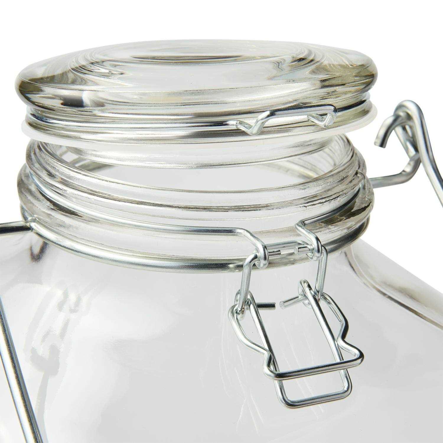 Better Homes & Gardens Glass Beverage Dispenser with Glass Clamp Lid - Image 4