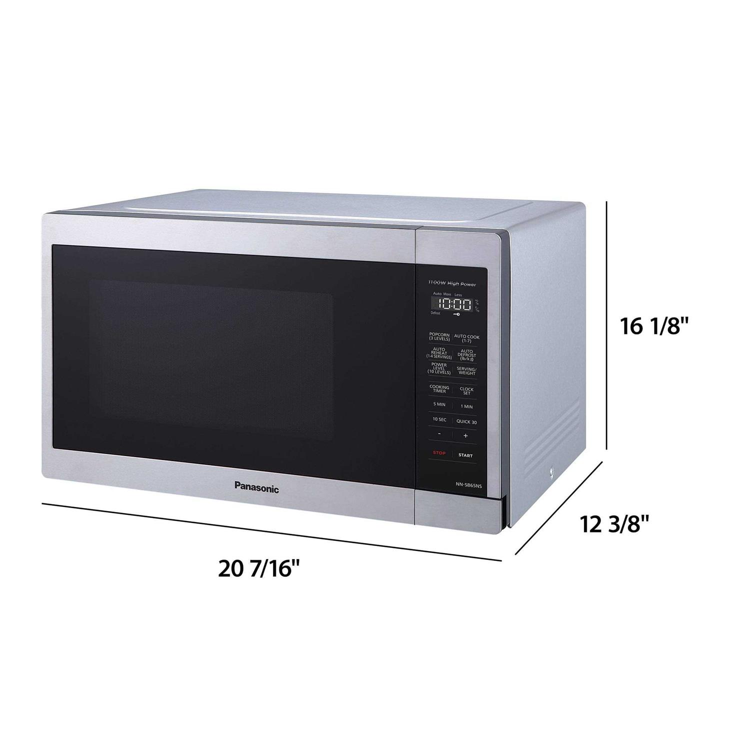 Panasonic 1.3 Cu. ft. Countertop Microwave Oven,1100W NN-SB65NS - Image 3