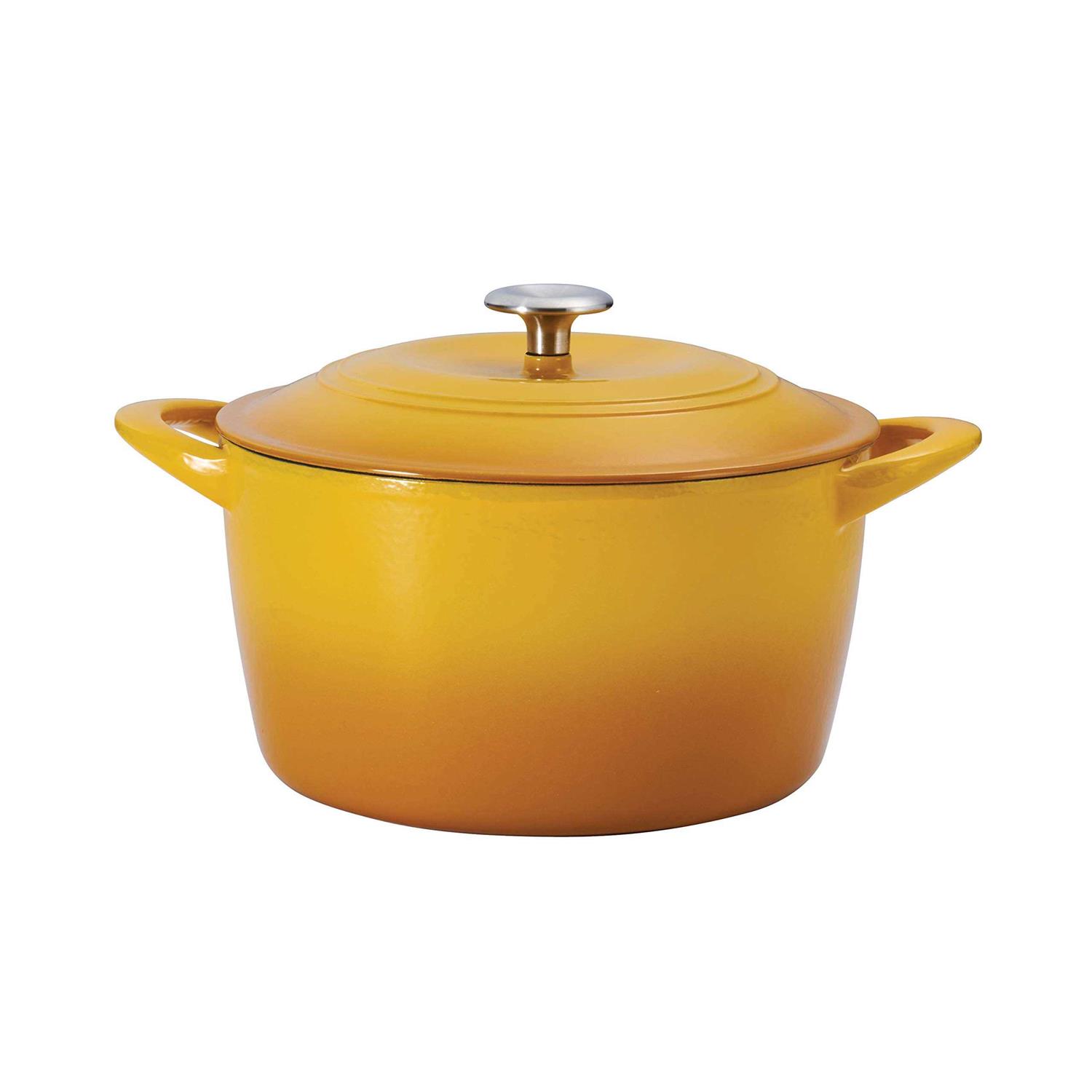 Tramontina 7 Qt. Enameled Cast Iron Round Dutch Oven - Image 3