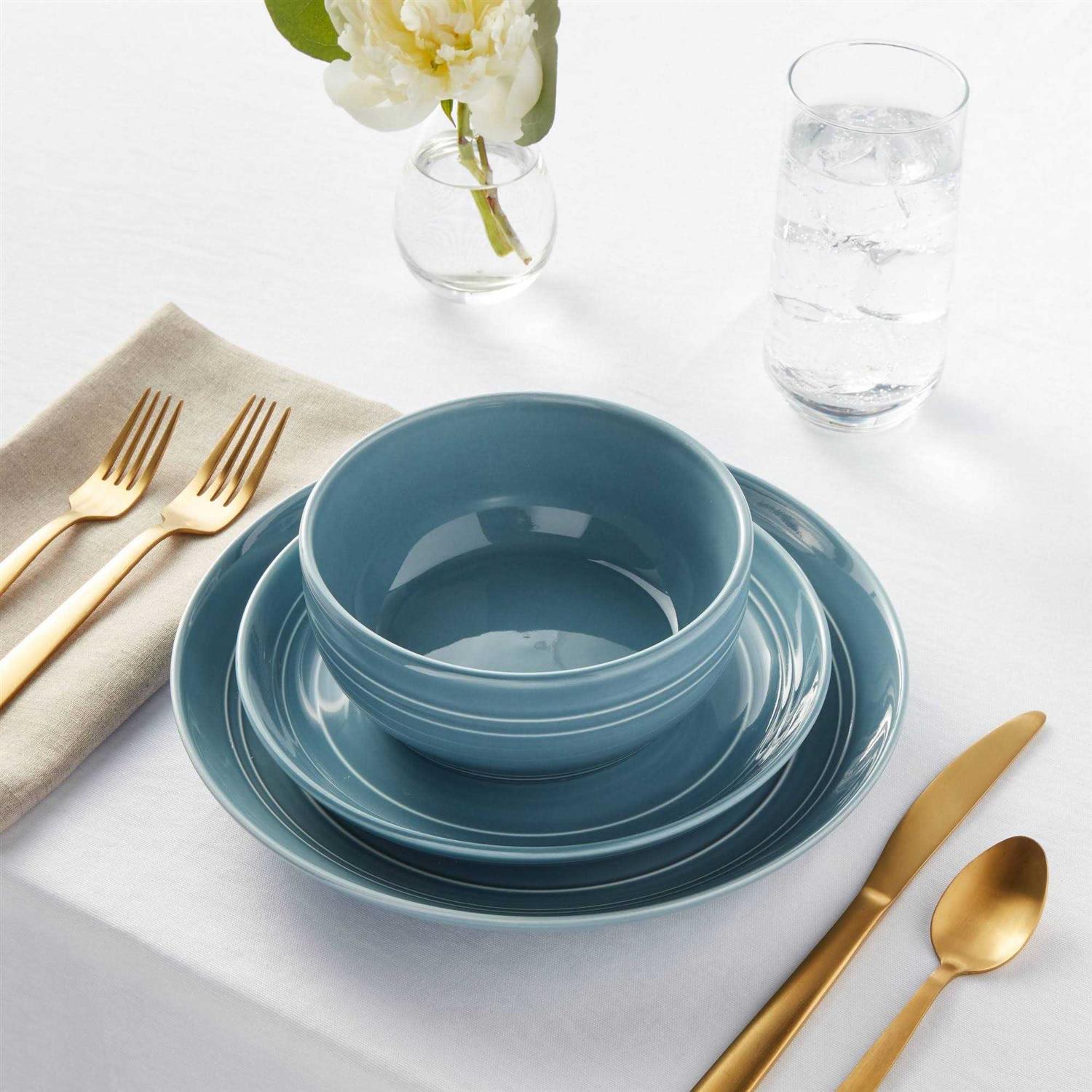 Threshold 12pc Stoneware Westfield Dinnerware Set - Image 4