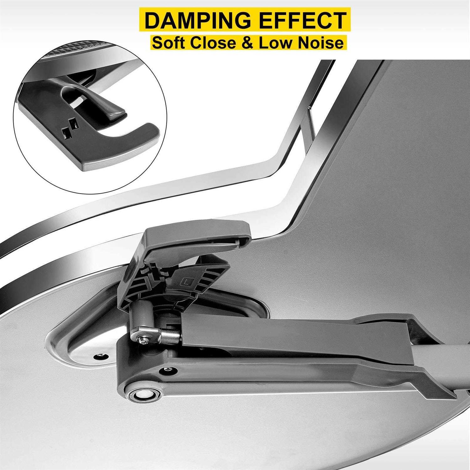 VEVOR Swing Blind Corner Cabinet Pull Out for 36 in. Cabinet 2-Tier Swing Tray Soft Close Cloud Blind - Image 4