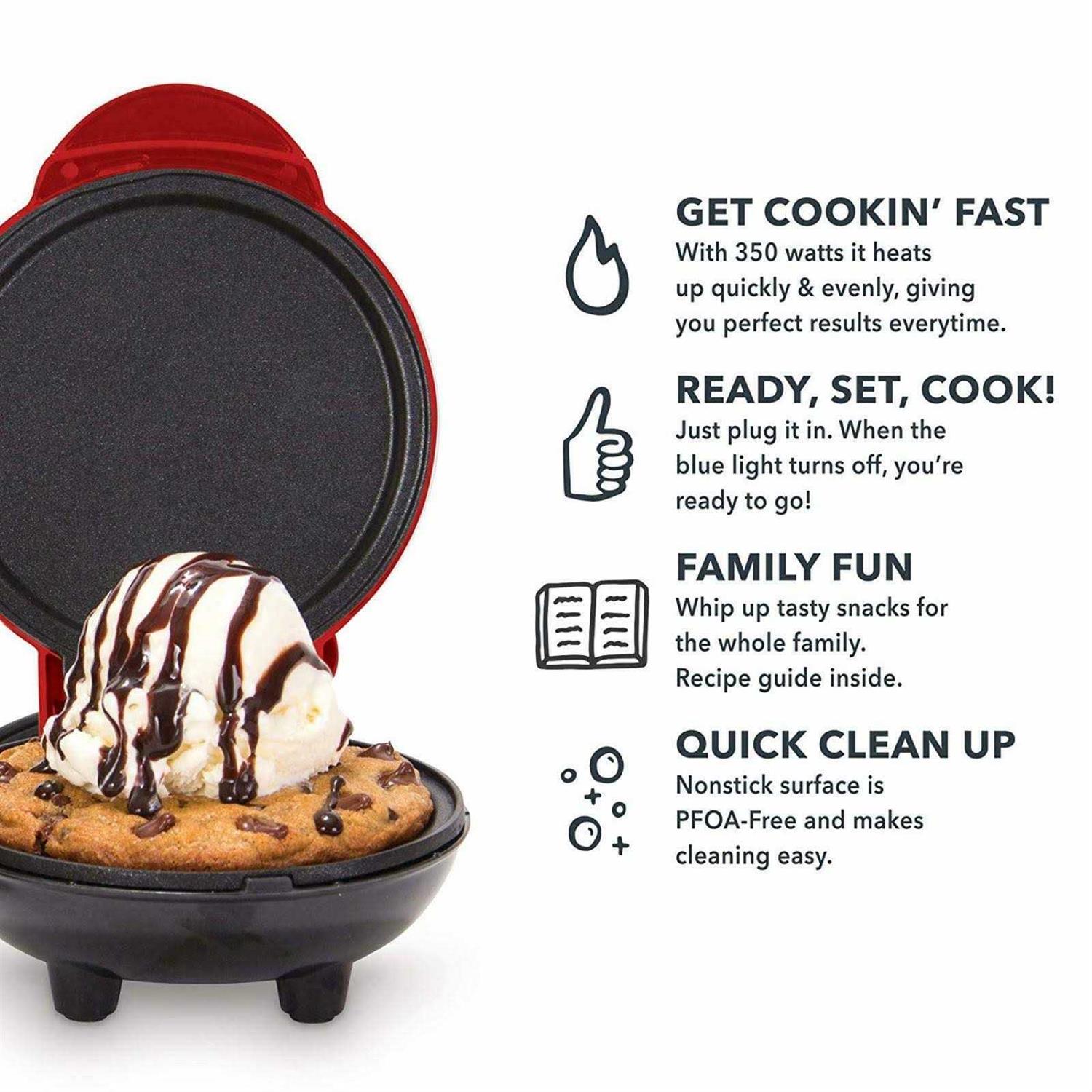 Dash Mini Maker Electric Round Griddle For Individual Pancakes Cookies Eggs & Other On The Go Breakfast - Image 4