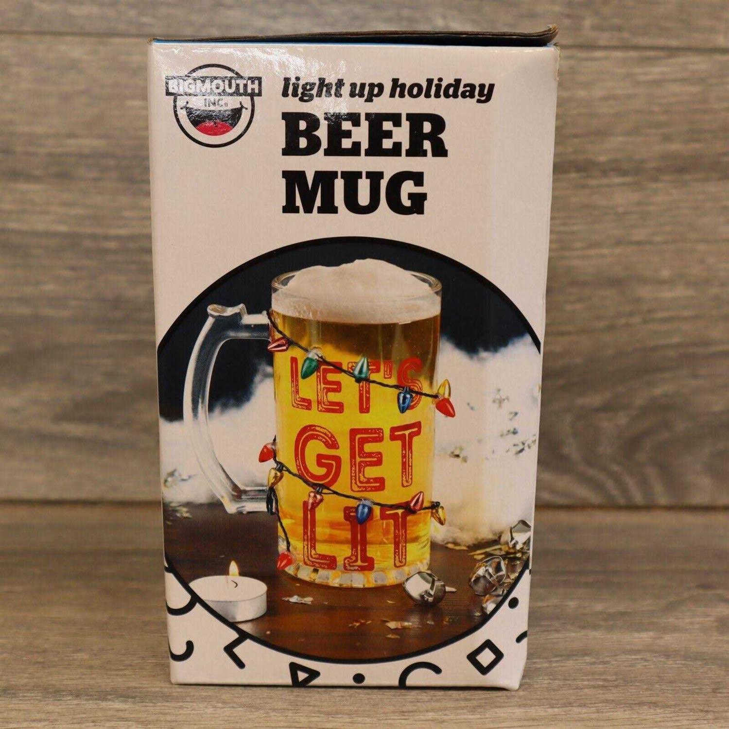 Bigmouth Inc. Get Lit LED Holiday Beer Glass - Image 4