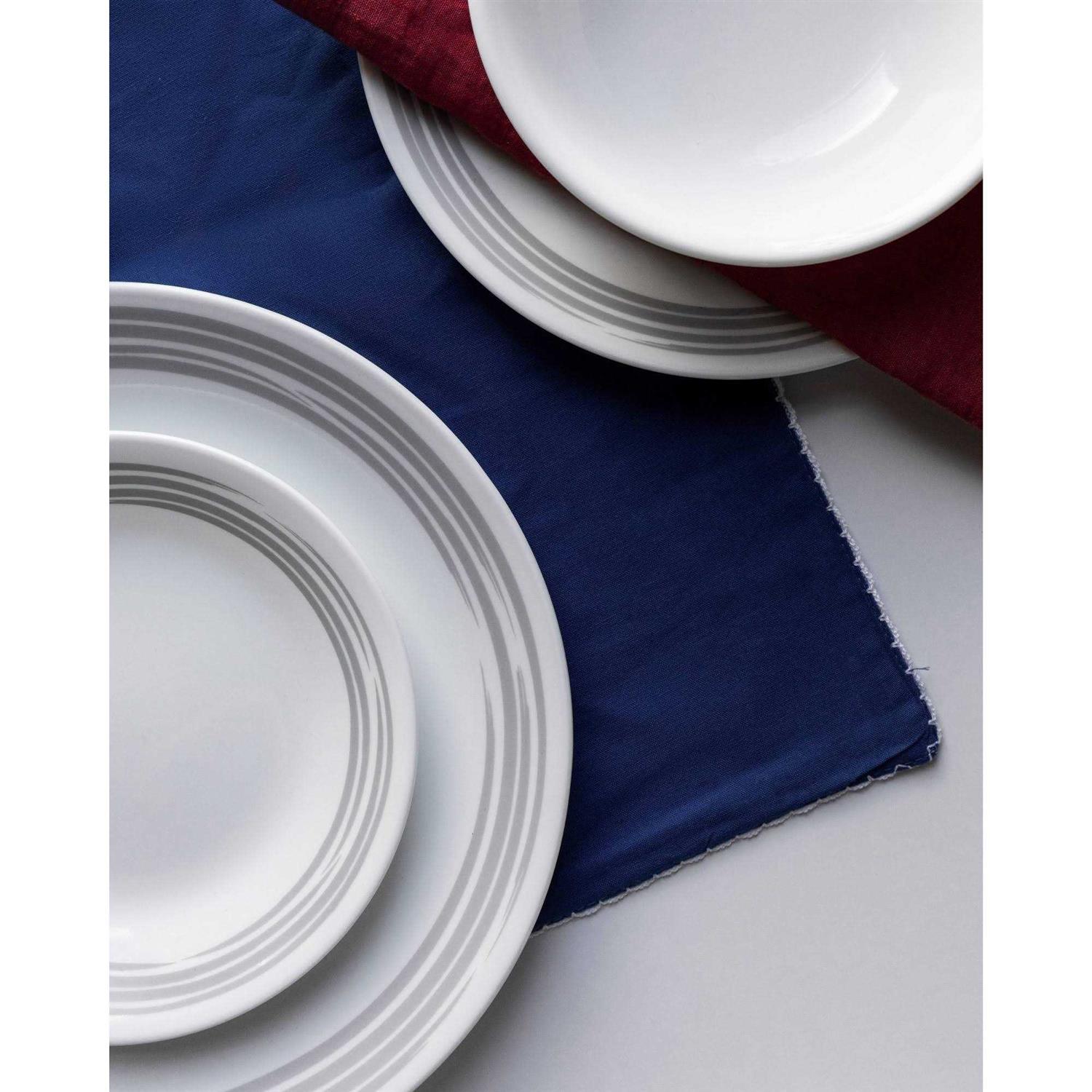 Corelle Brushed Silver 16 Piece Dinnerware Set - Image 4