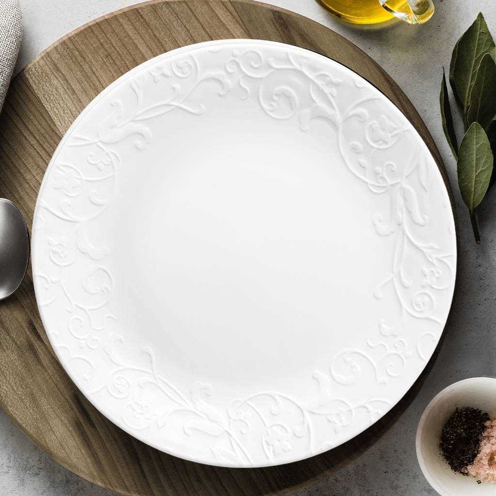 Corelle Embossed Faenza Dinner Plate - Image 3