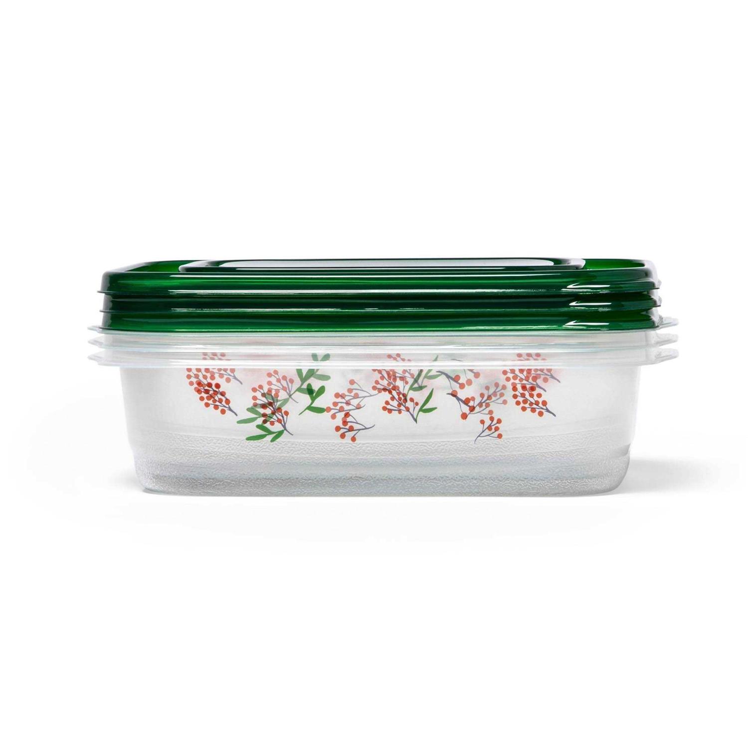 up & up Holiday Large Rectangle Food Storage Container - Image 3