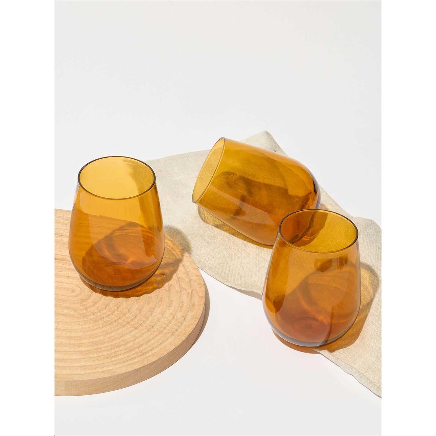 TOSSWARE RESERVE 16oz Stemless Wine Tritan Copolyester Glass - Image 3