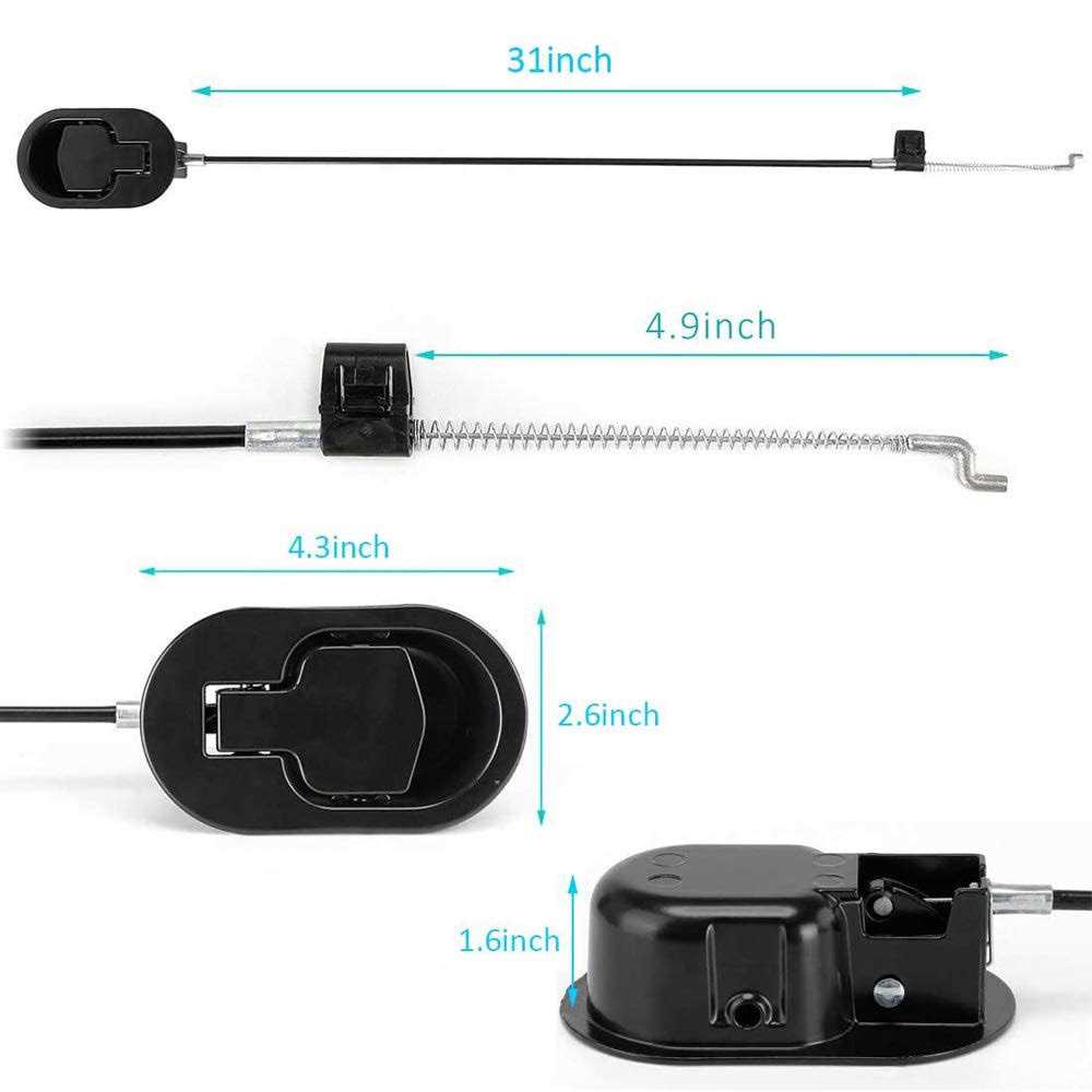 Ttmagic Metal Recliner Handle Replacement Parts With Cable, Couch Release Lever Pull Handle, Fits Ashley and Most Recliner Sofa Brand - Image 3