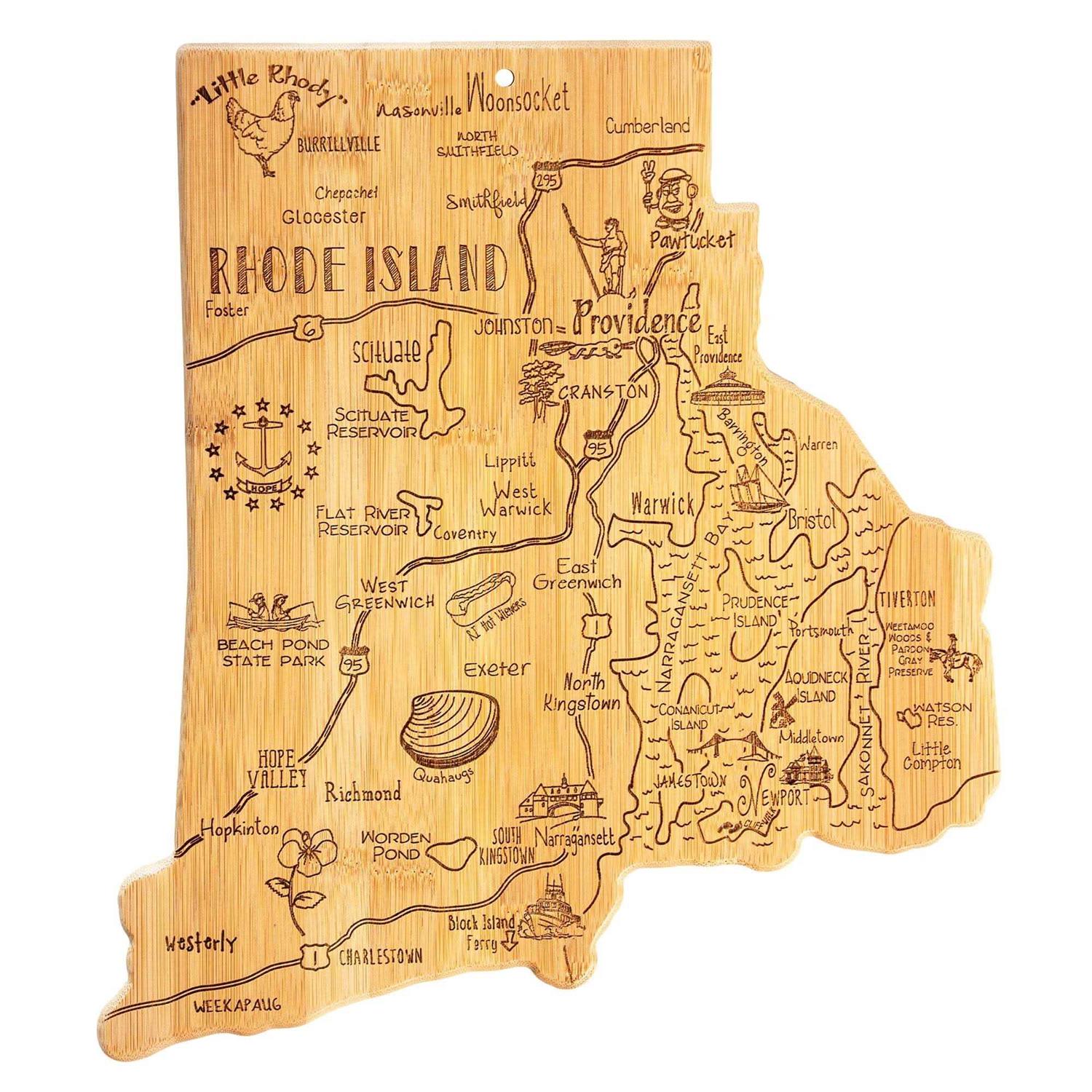Totally Bamboo Michigan State Destination Serving and Cutting Board - Image 5