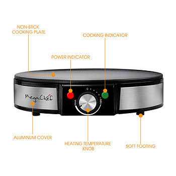 The MegaChef Nonstick Crepe and Pancake Maker Breakfast Griddle - Image 5
