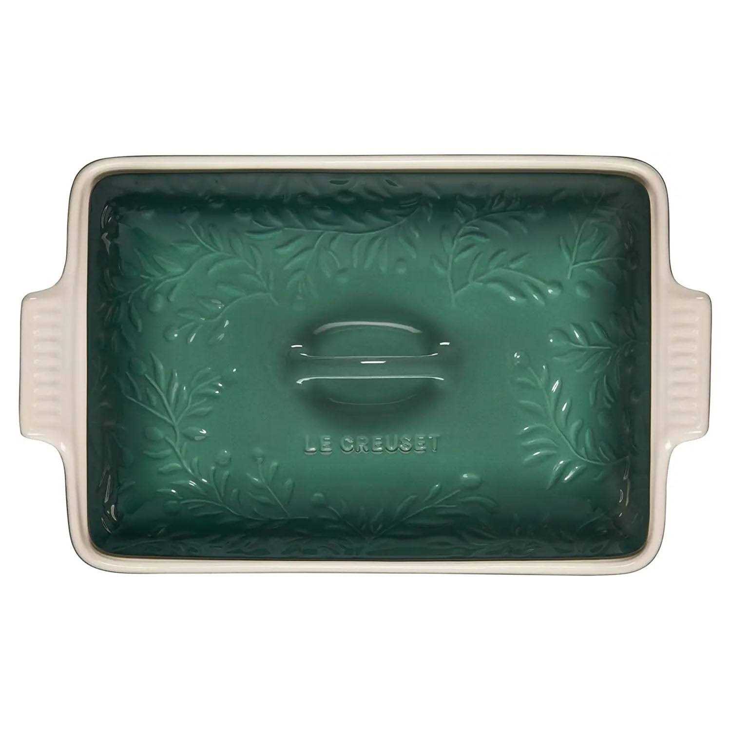 Le Creuset Olive Branch Heritage Rectangular Casserole - Image 5