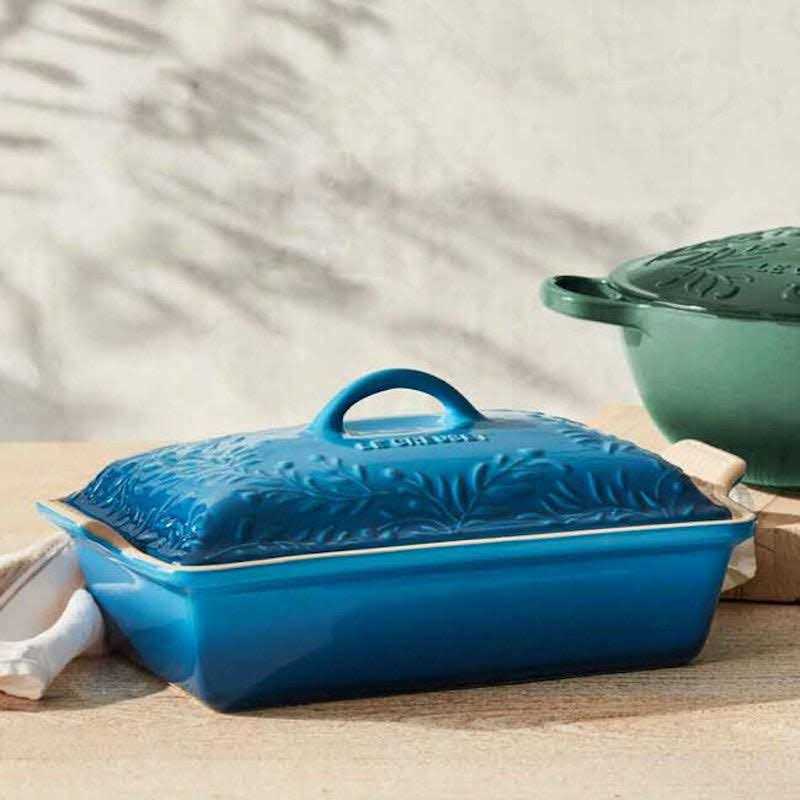 Le Creuset Olive Branch Heritage Rectangular Casserole - Image 3