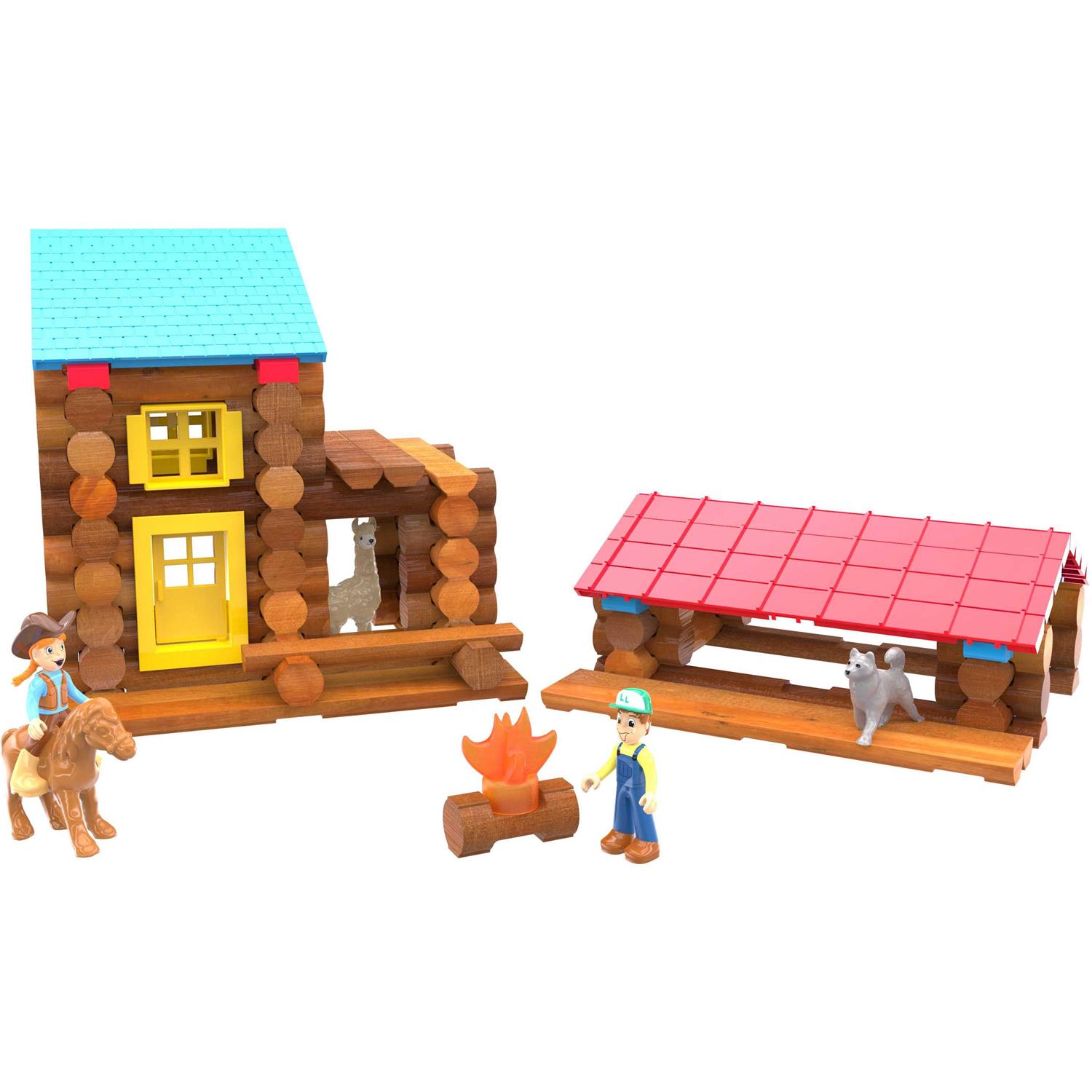 Lincoln Logs Country Campfire Ranch Real Wood Logs - Image 5