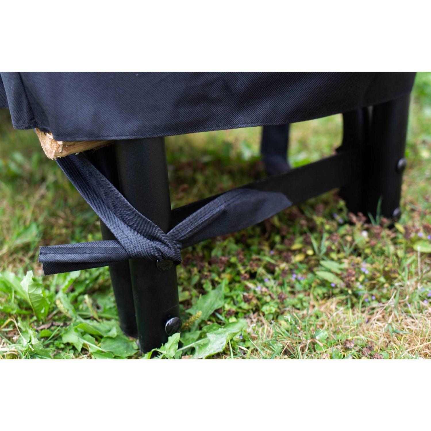 Pleasant Hearth Half Polyester Cover Outdoor Log - Image 5