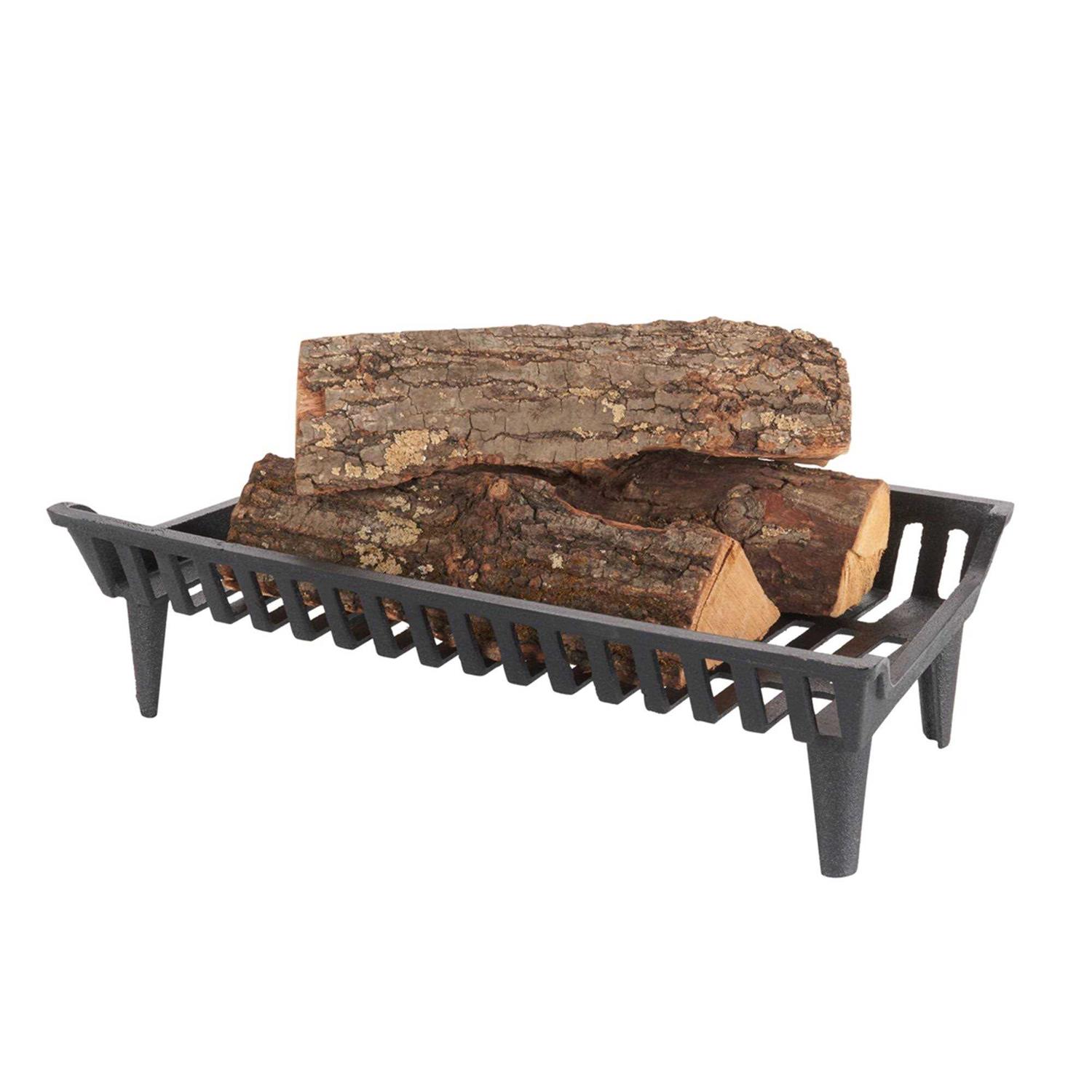 Liberty Foundry 27 in. Cast Iron Fireplace Grate with 4 - Image 4