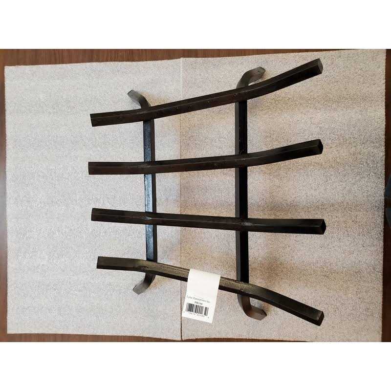 Lynx Black Painted Steel Fireplace Grate PR164 - Image 3