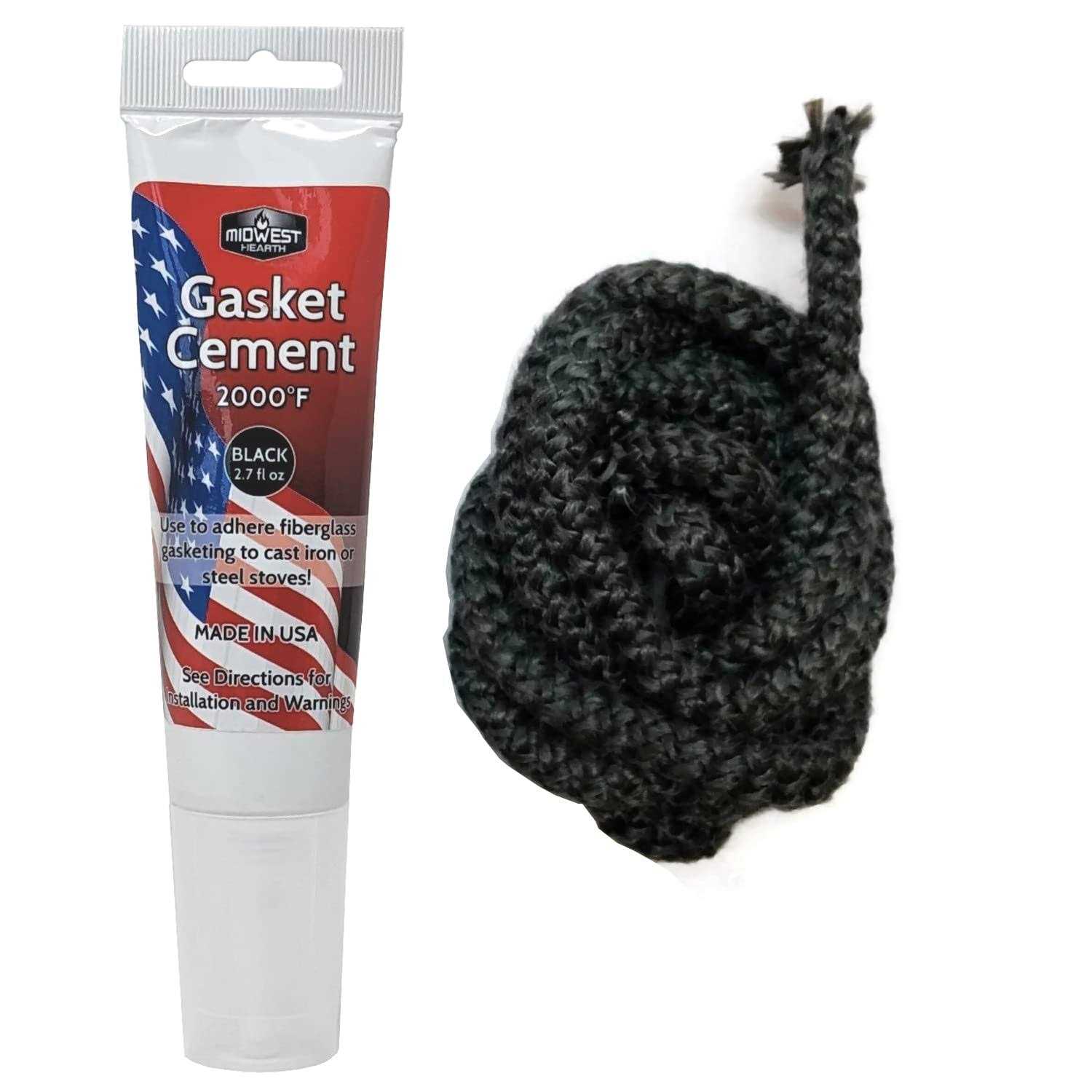 Midwest Hearth Wood Stove Replacement Gasket Kit for Woodburning Stoves - Image 3