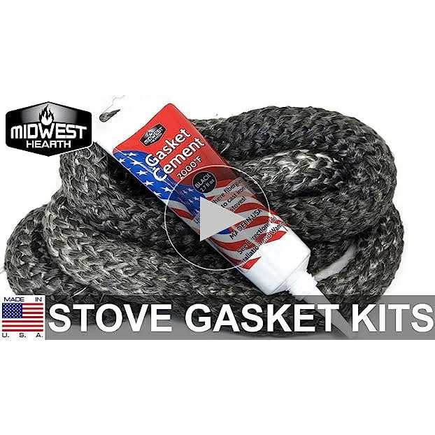 Midwest Hearth Wood Stove Replacement Gasket Kit for Woodburning Stoves - Image 5