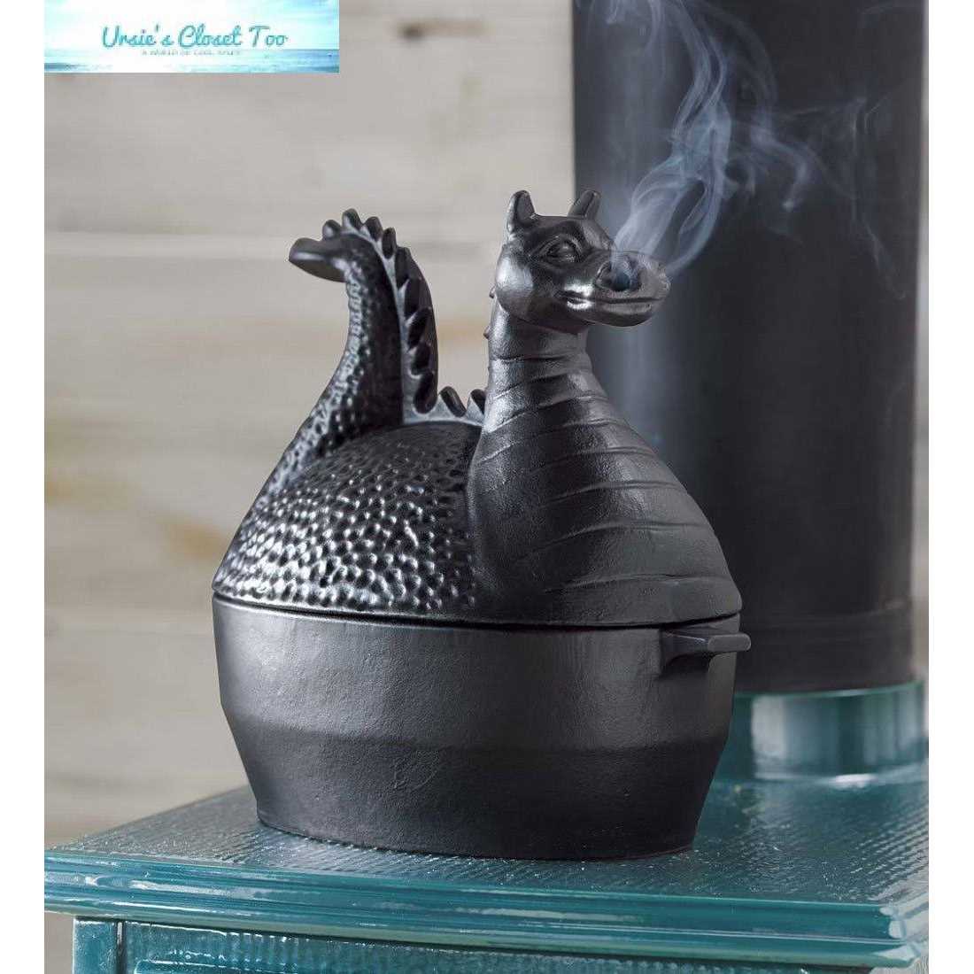 Plow & Hearth Dragon Woodstove Steamer in Cast Iron - Image 4