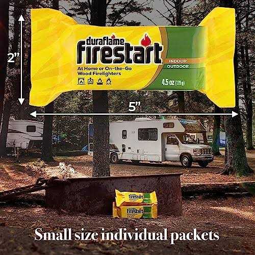 Fire Starter for Indoor and Outdoor Use Quick Ignition Fire Logs for BBQ, Fireplace, Fire Pit and Campfires - Image 5