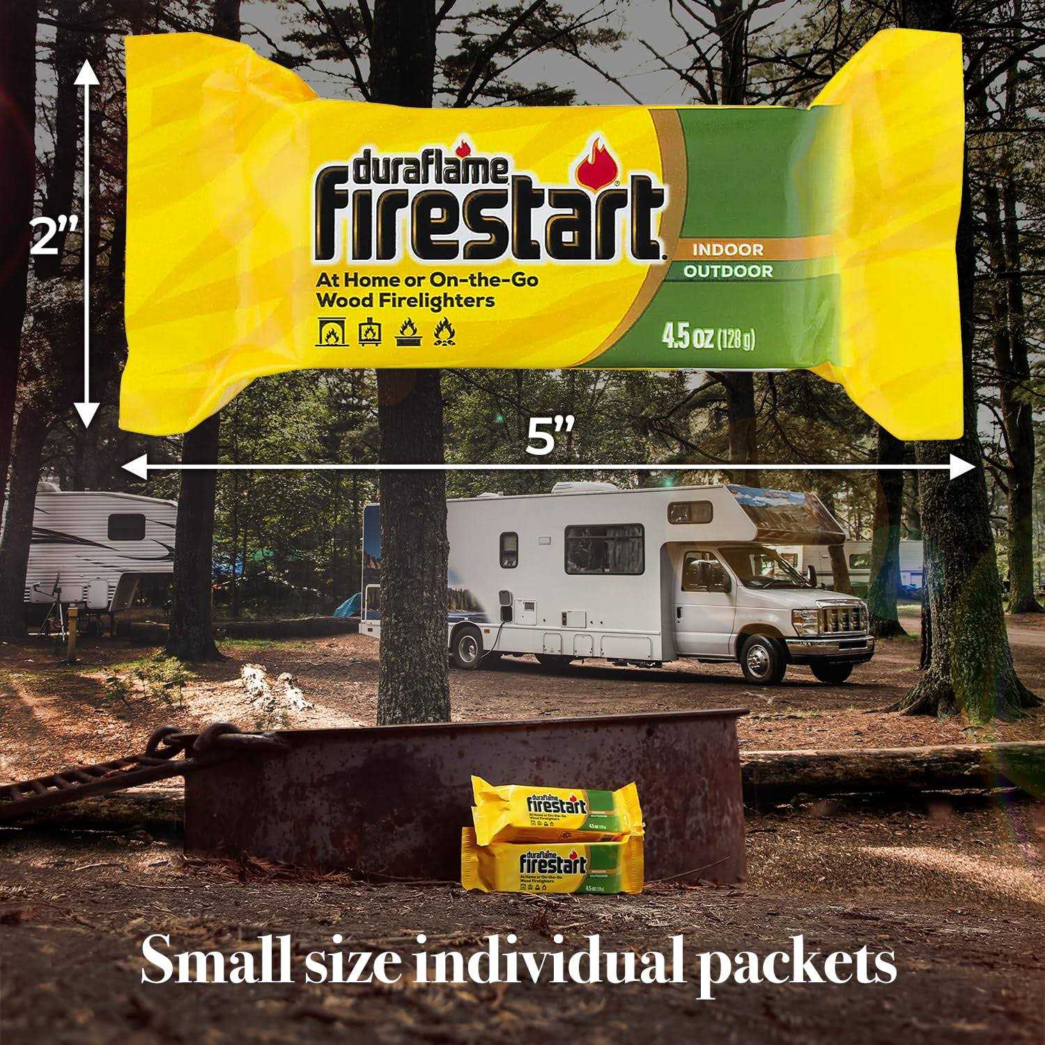 Fire Starter for Indoor and Outdoor Use Quick Ignition Fire Logs for BBQ, Fireplace, Fire Pit and Campfires - Image 5