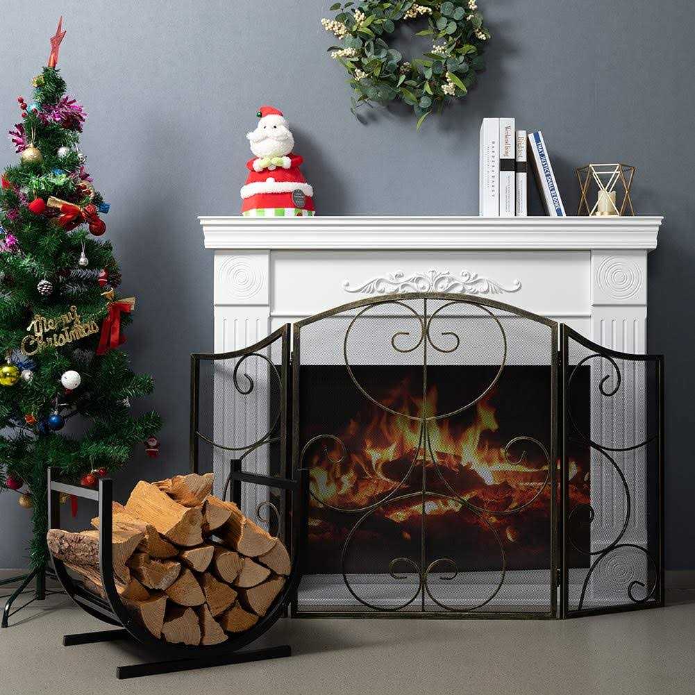 Doeworks Small Decorative Indoor/outdoor Firewood Racks Fireside Log Rack - Image 4