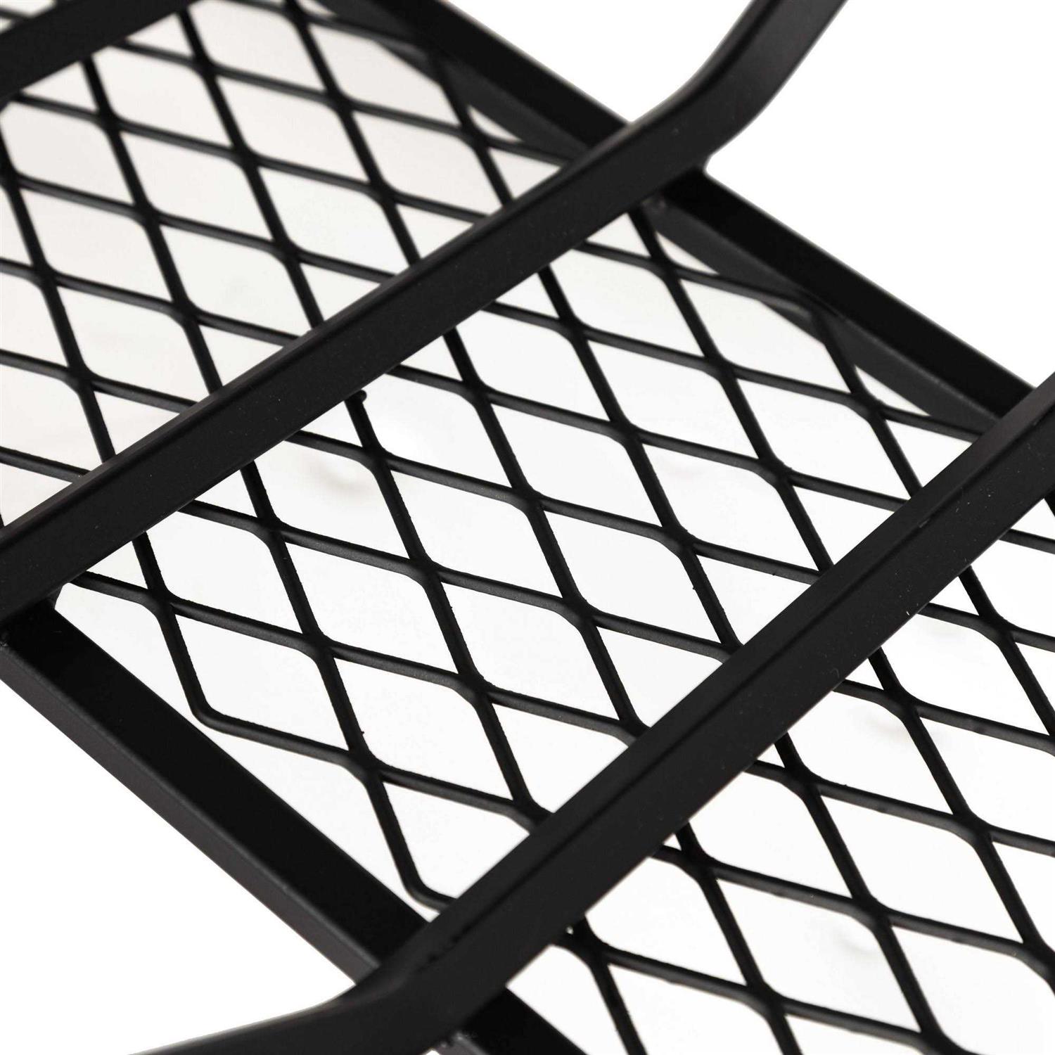 Pleasant Hearth Steel Fireplace Grate with Ember Retainer - Image 3