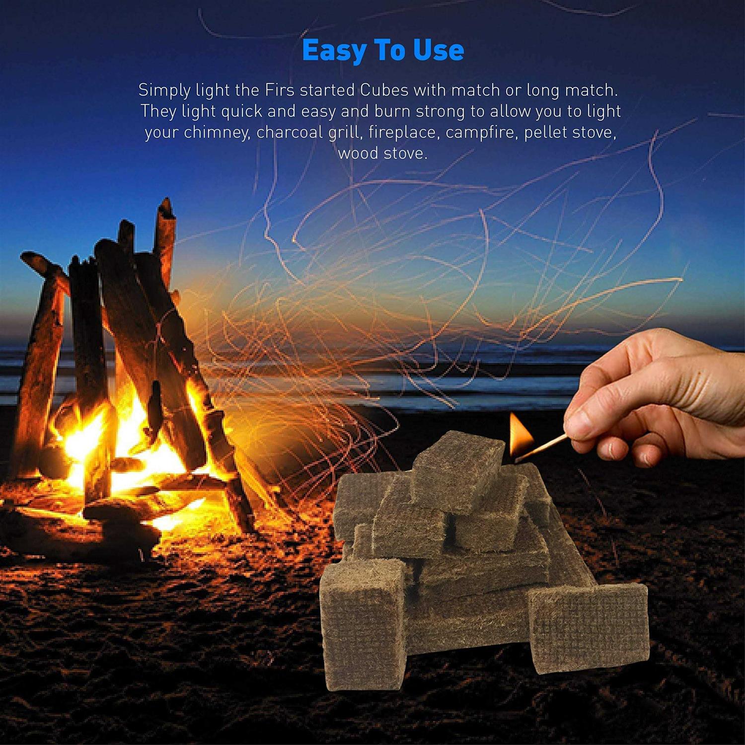 Easygo Product Eco Cubes Fire Starter Squares Great Lighter for Chimney - Image 3