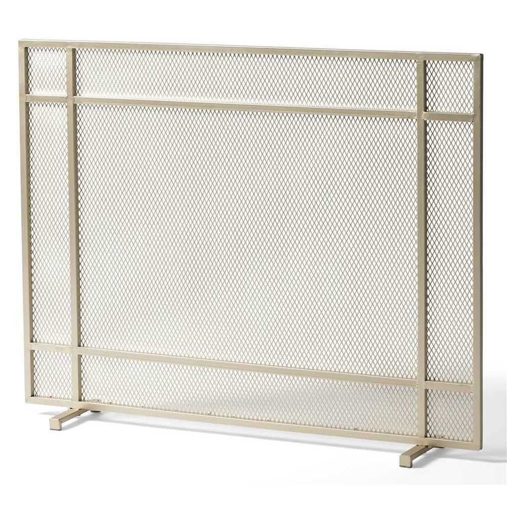 Noble House Cabarrus Modern Single Panel Iron Firescreen - Image 3