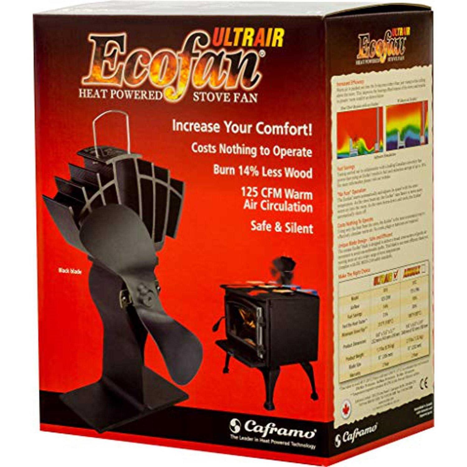 Ecofan UltrAir Wood Stove Fan 810CAXBX - Image 5