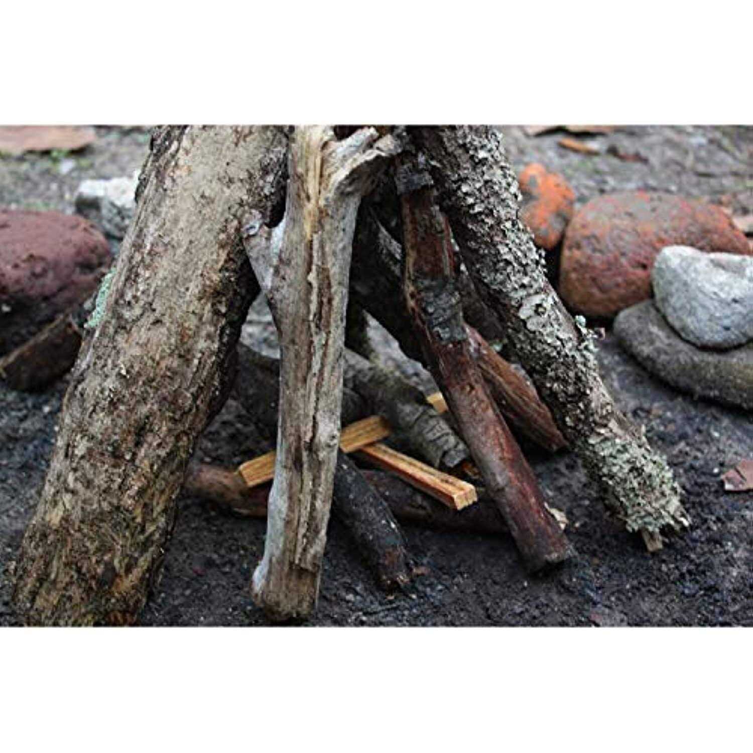 Fatwood Firestarter Burlap Bag - Image 4