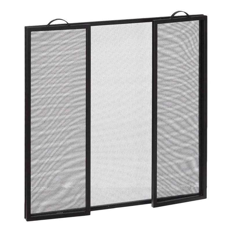 Plow & Hearth Classic Tri-Fold Flat-Guard Fireplace Fire Screen - Image 3
