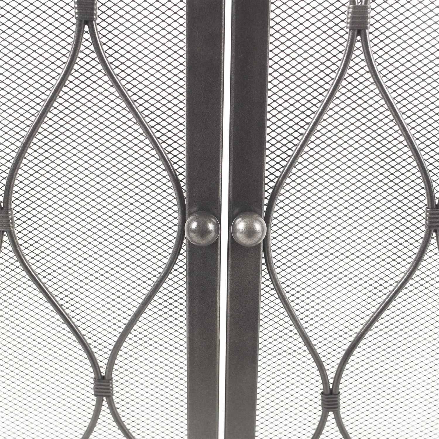 Pleasant Hearth Stonewall Fireplace Screen FA628S - Image 3