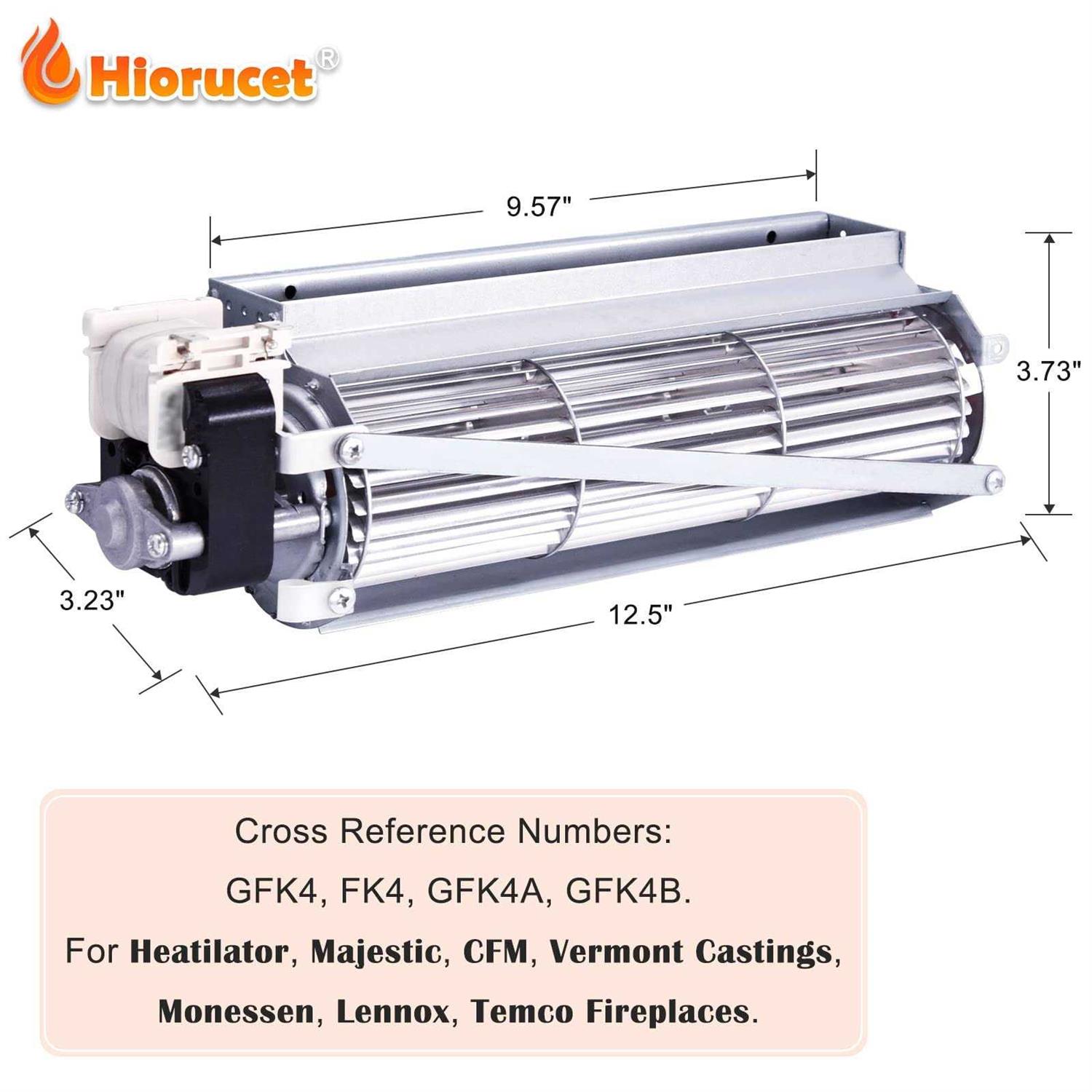 GFK4B Blower Fan Kit for Heatilator NDV4236I Temco Majestic Lennox - Image 4