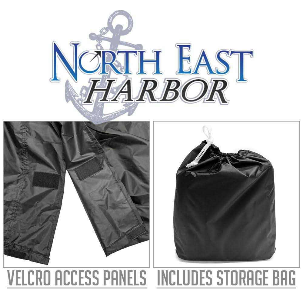 North East Harbor Outdoor Firewood Log Rack Cover inchl x 24 inchw x inchh - Image 4