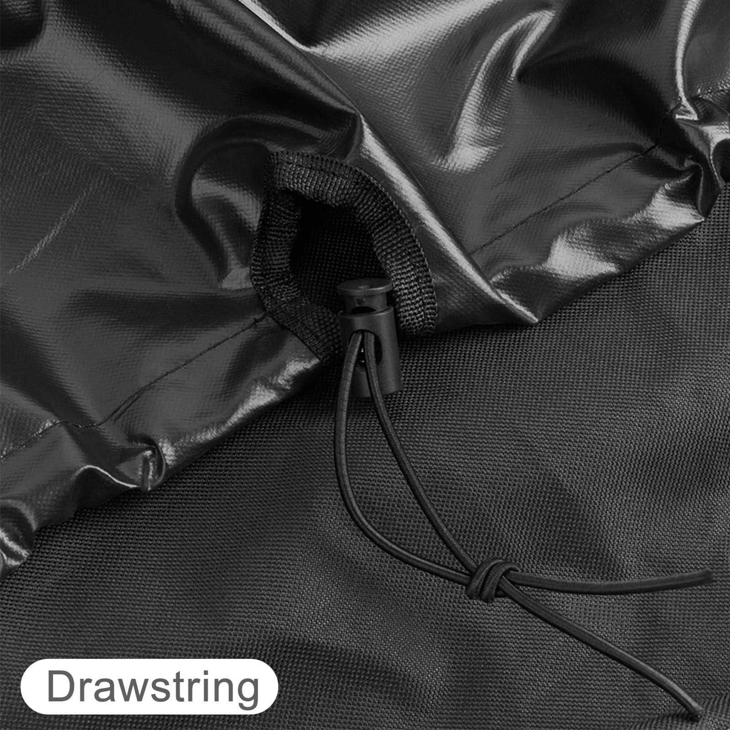 Hampton Waterproof Fire Pit Cover Round, Fits 28/30/32 inch Firepit or Fire Bowl - Image 3