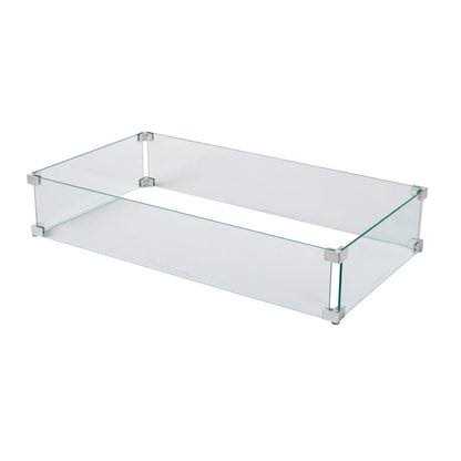 Fire Sense Tempered Glass Wind Guard for Round LPG Fire Pits - Image 5
