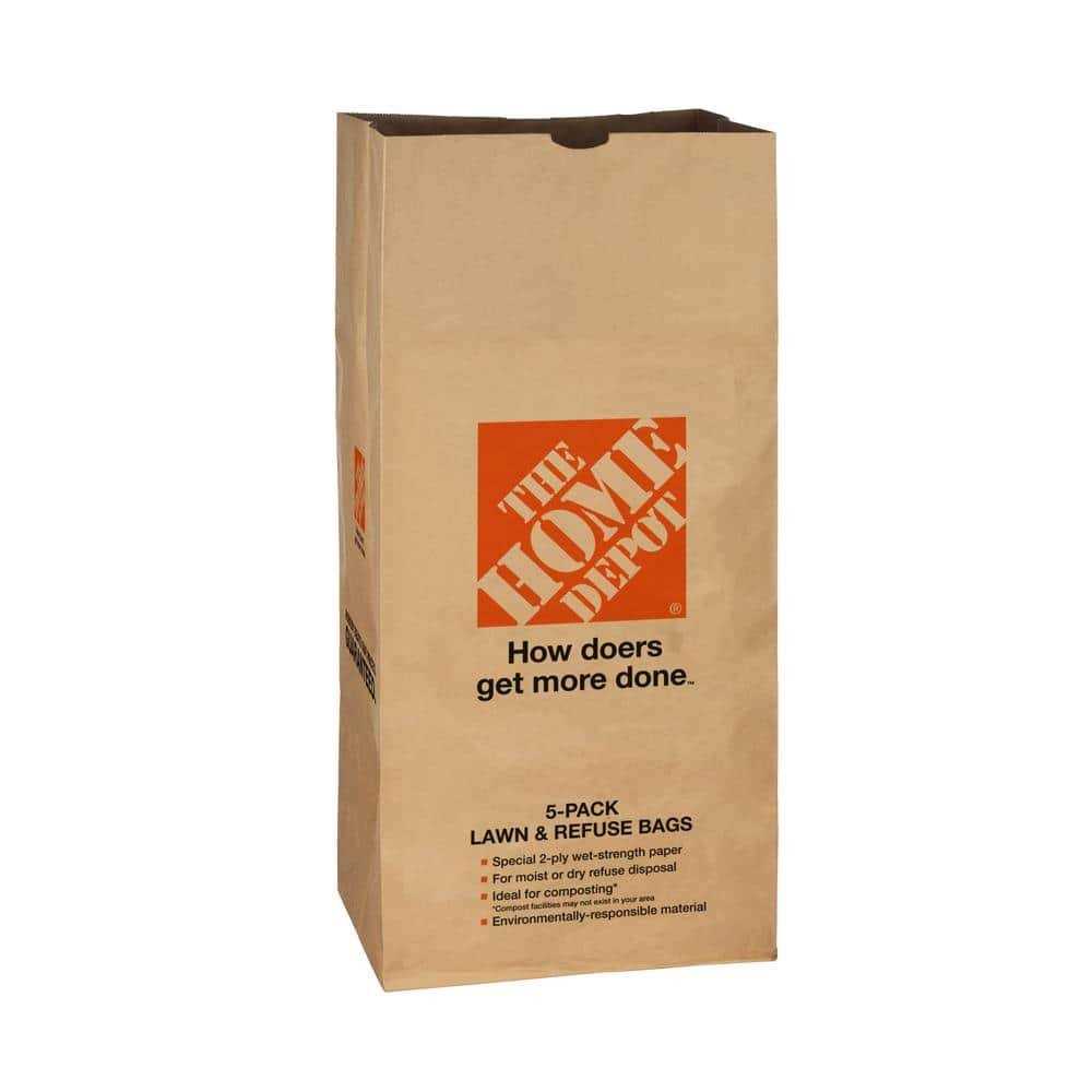 The Home Depot 30 Gal. Paper Lawn and Leaf Bags - Image 4