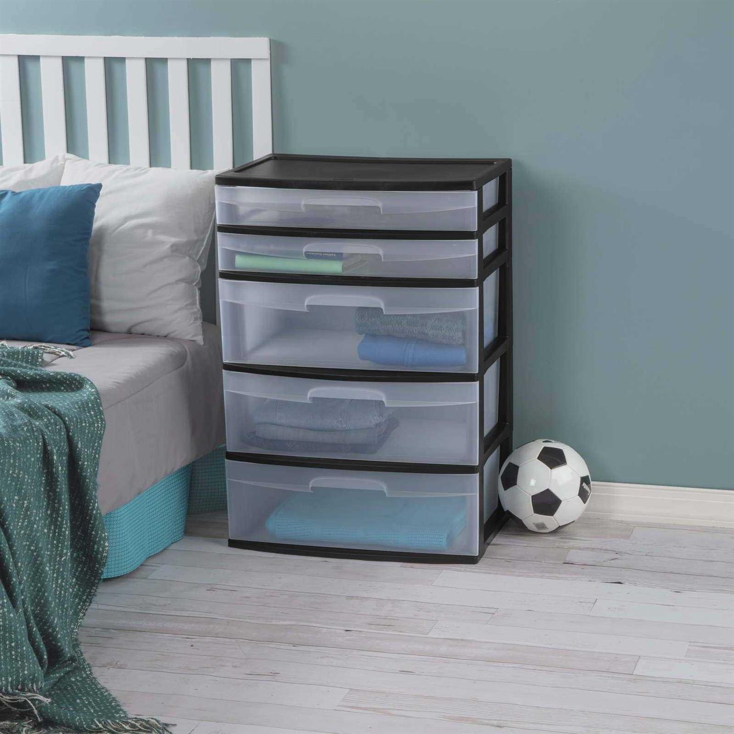Sterilite 5 Drawer Tower Plastic - Image 4