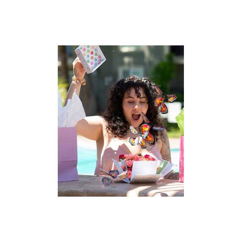 Send A Cake Explosion Box Gift With Flying Butterfly Surprise - Image 3