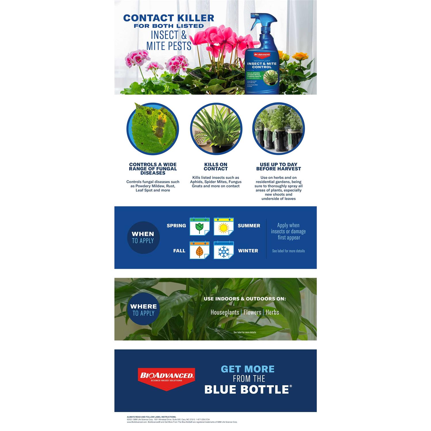 BioAdvanced Houseplant Insect & Mite Control 24 oz - Image 5