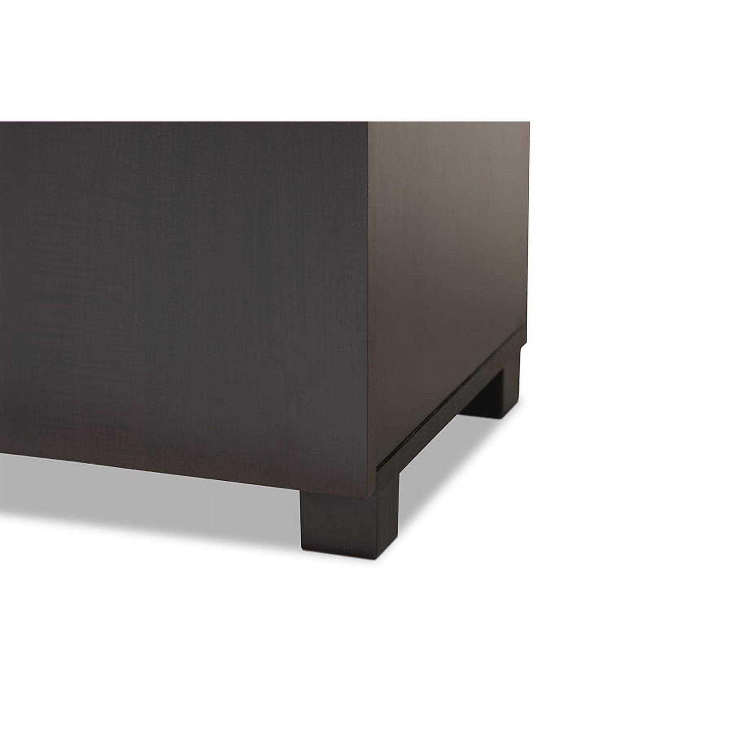 Baxton Studio Marine 2 Door Entryway Shoe Storage Cabinet - Image 5