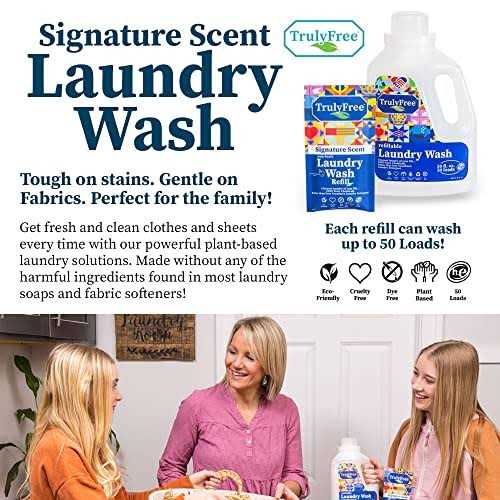 Truly Free Laundry Wash Signature Scent Sensitive Skin Natural Detergent - Image 5