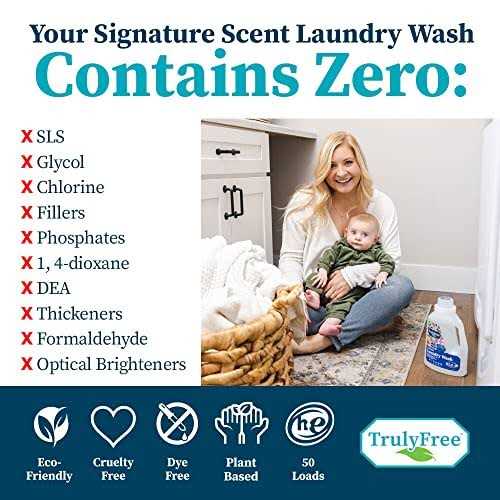 Truly Free Laundry Wash Signature Scent Sensitive Skin Natural Detergent - Image 4