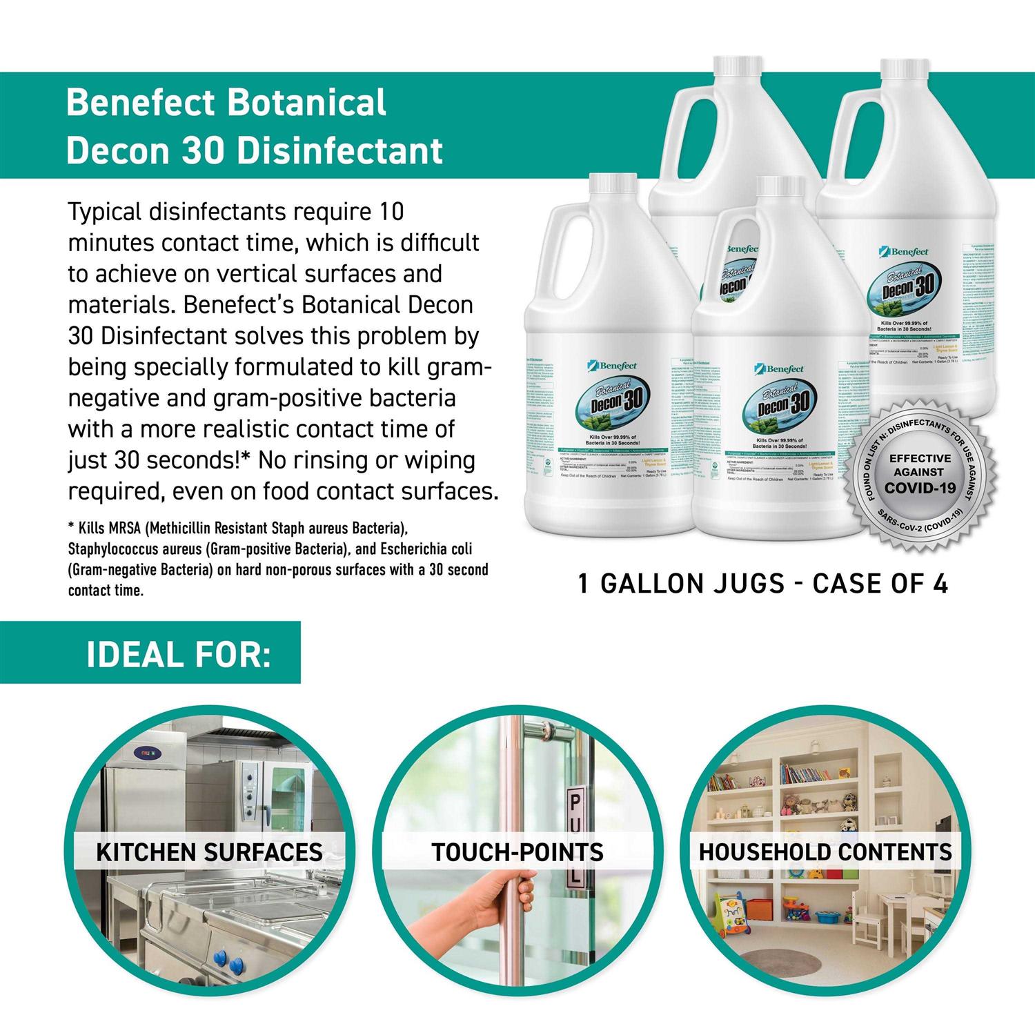 Benefect Botanical Decon 30 Disinfectant Cleaner - Image 4