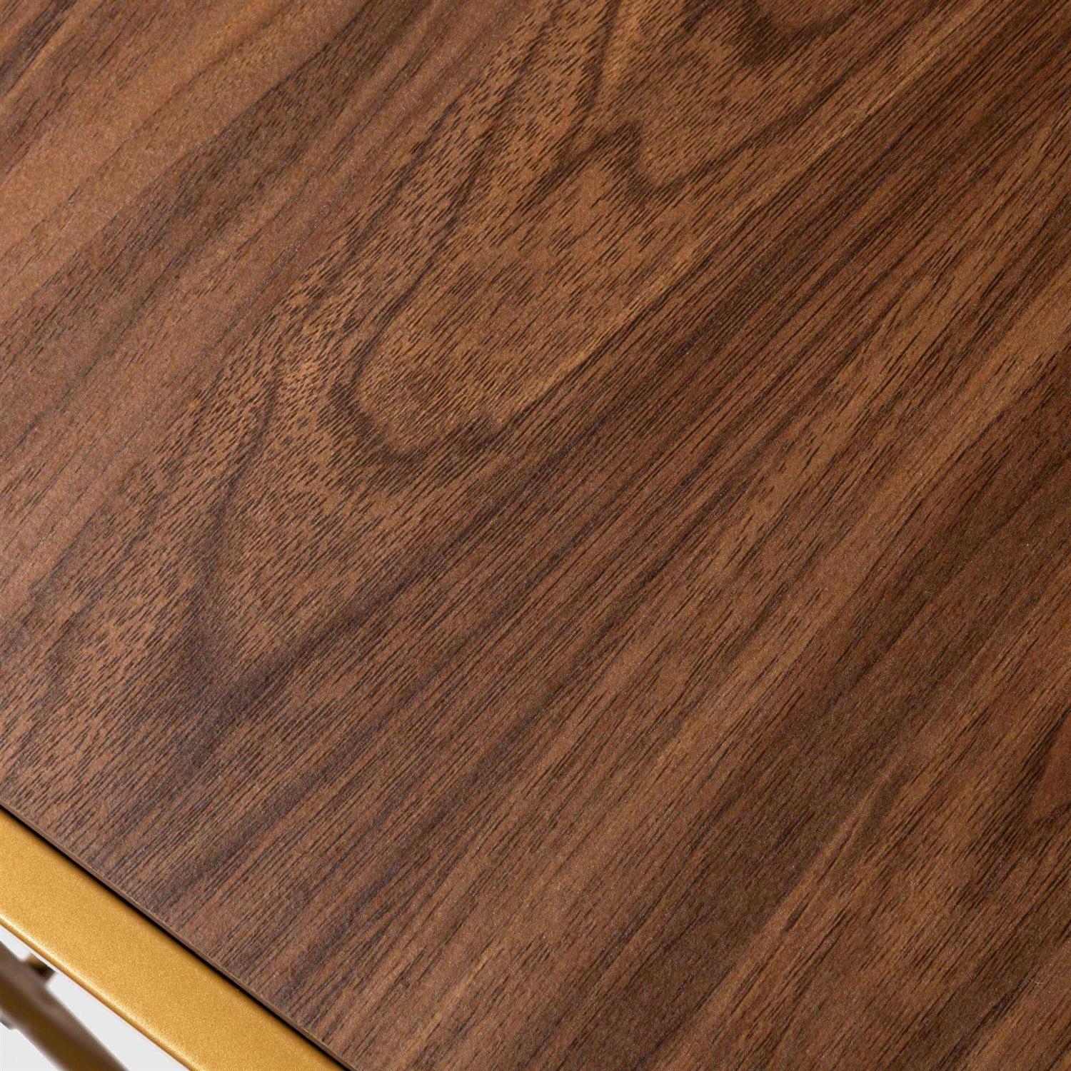 Brightroom 4 Tier Shoe Rack Black Metal with Natural Wood - Image 4